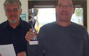 Philippe CAUX 3è au Championnat de l'Yonne 2015 Jeu de Dames International
