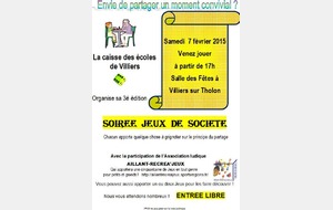 3è Soirée Jeux de société à Villiers sur Tholon 89