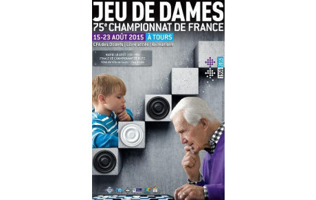 Championnat de France Jeu de Dames à Tours : parties et résultats...