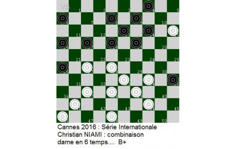 2e Open National de Jeu de Dames 100 cases de Montpellier : 28 oct/1er nov 2017