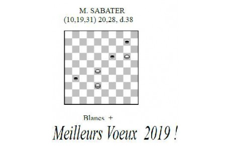 Les voeux de Michel SABATER, Grand Maître Problémiste