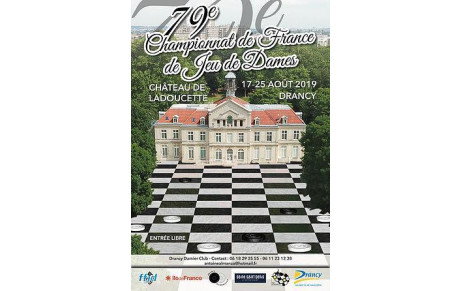 79ème Championnat de Jeu de Dames à Drancy - 17 au 25 août 2019