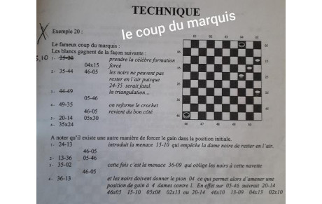 Les blancs jouent et gagnent…