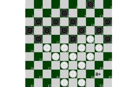 Jeu de Dames : le coup Vendéen B+