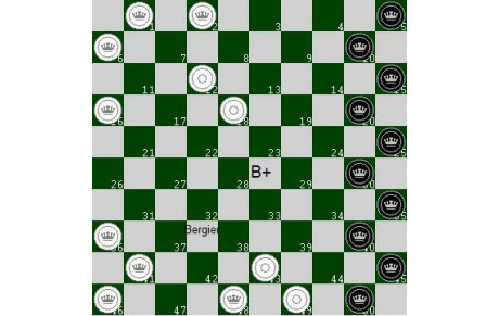 Jeu de Dames : une curiosité ! B+